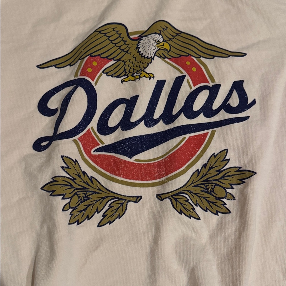 Comfort Colors Cream Dallas Sweatshirt - Picture 3 of 6